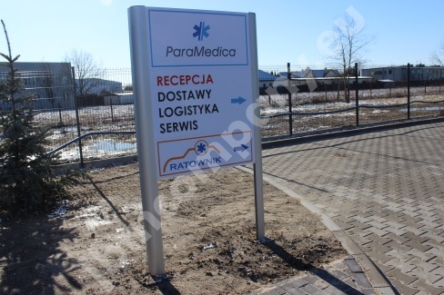 Pylon parkingowy dostawy