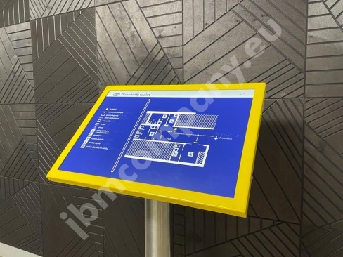 Tablice, Mapy 3D, Plany tyflograficzne braille