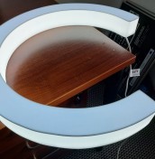 logo led na recepcji