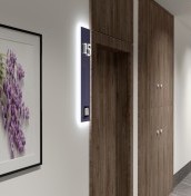 logo led na recepcji