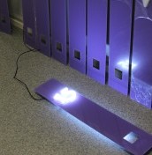 logo led na recepcji