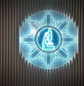 logo led na recepcji