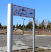 pylon kierunkowy ratownik