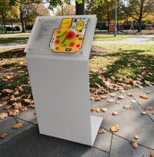 Mapa tyflograficzna multisensoryczna wolnostojąca z alfabetem braillea