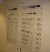 Tablica informacyjna  z kieszeniami na kartki drukowane z drukarki