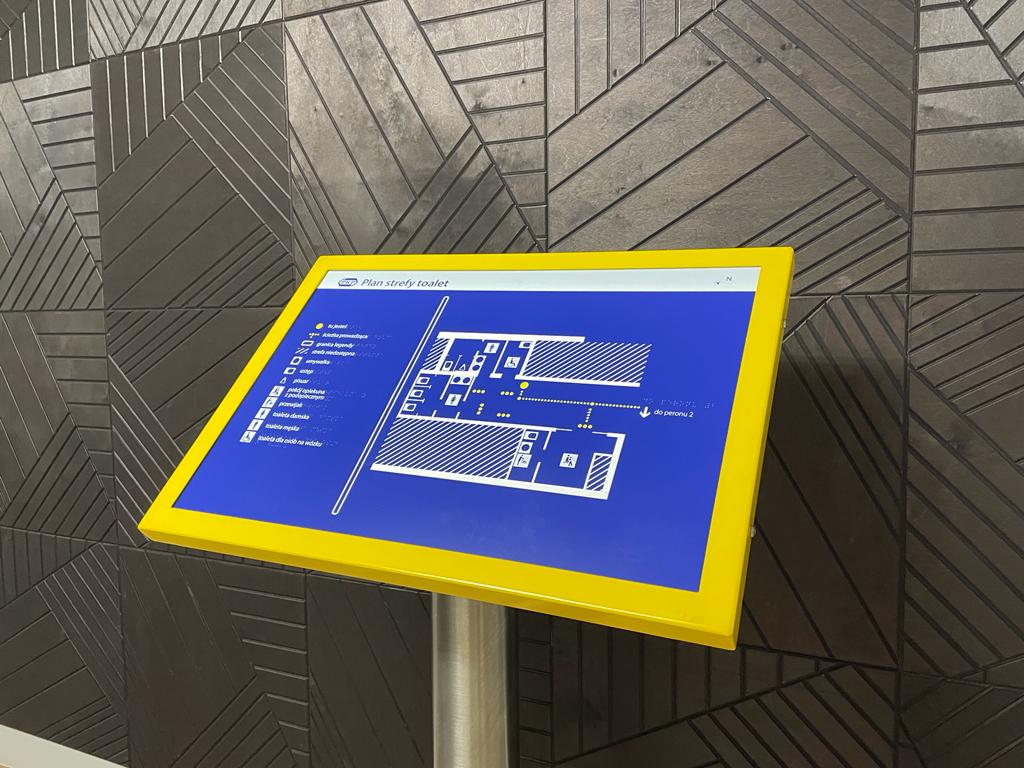 Tablice mapy tyflograficzne z brailleam